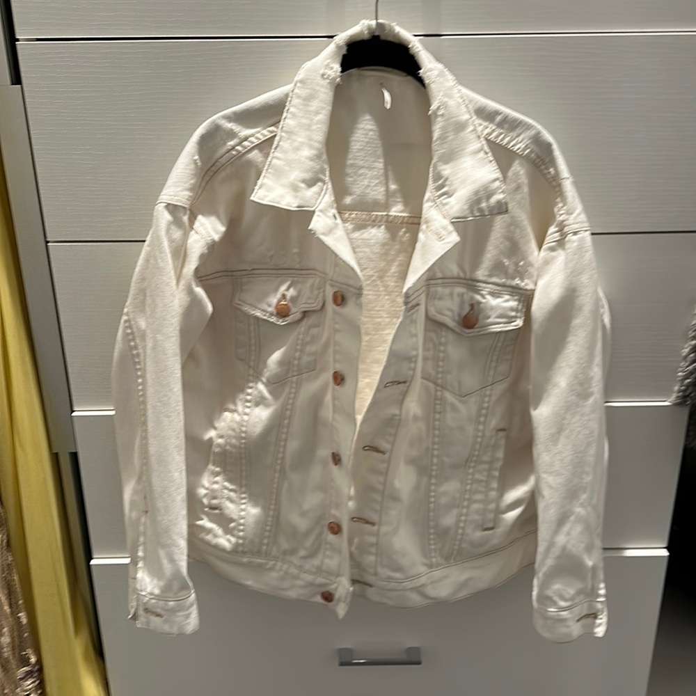 Free People Oversized Denim Jacket